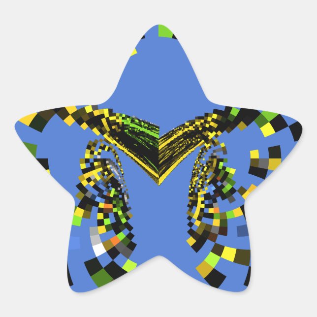 Adesivo Estrela Azul M (Frente)