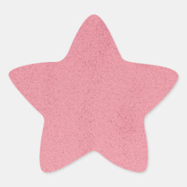 Adesivo Estrela Bagunça Rosa Quente