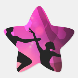 Adesivo Estrela Bailarinos de Ballet