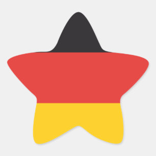 Adesivo Estrela Bandeira Alemanha Bandeira x20 autocolantes bandei