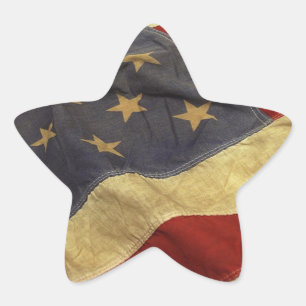Adesivo Estrela Bandeira Americana