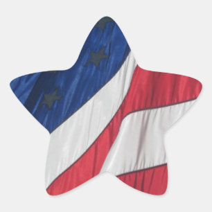Adesivo Estrela Bandeira Americana Patriótica
