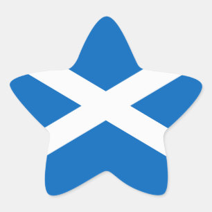 Adesivo Estrela Bandeira da Escócia - Bratach na h-Alba