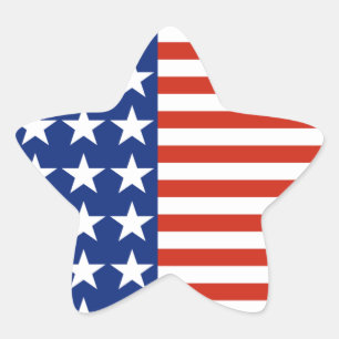Adesivo Estrela Bandeira da estrela da bandeira dos Estados Unidos