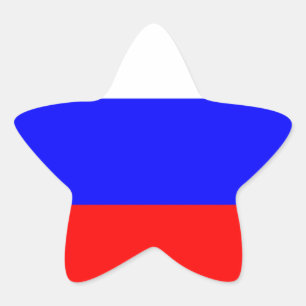 Adesivo Estrela Bandeira da Federação Russa - ФлагРосси
