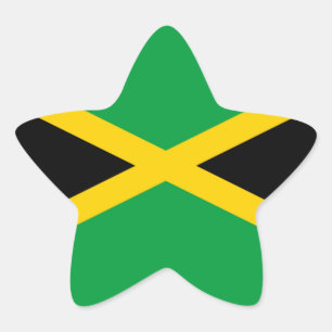 Adesivo Estrela Bandeira da Jamaica