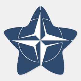 Adesivo Estrela Bandeira da NATO