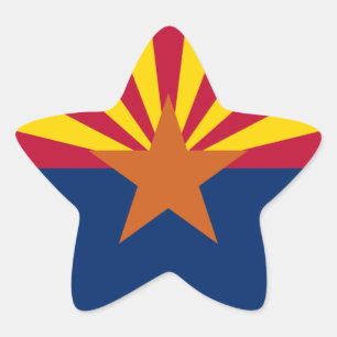 Adesivo Estrela Bandeira do Arizona