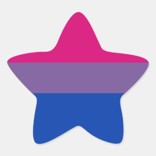 Adesivo Estrela Bandeira do Orgulho Bissexual