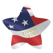 Bandeira dos Estados Unidos da América Obrigado