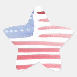 Adesivo Estrela Bandeira dos EUA dos americanos