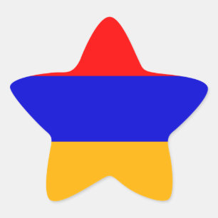 Adesivo Estrela Bandeira Nacional Armênia