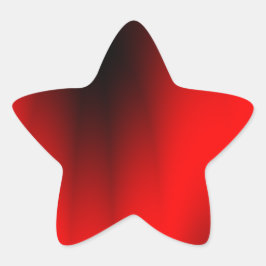 Adesivo Estrela Barra Vermelha Elegante