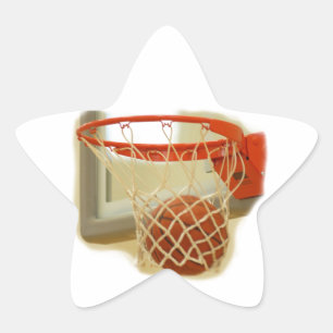 Adesivo Estrela Basquete
