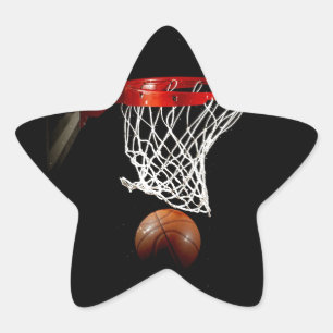 Adesivo Estrela Basquete