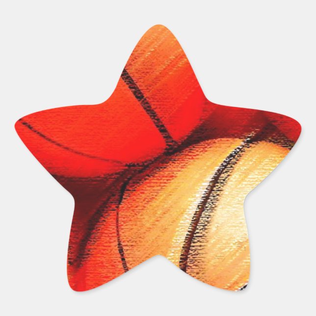Adesivo Estrela Basquete (Frente)