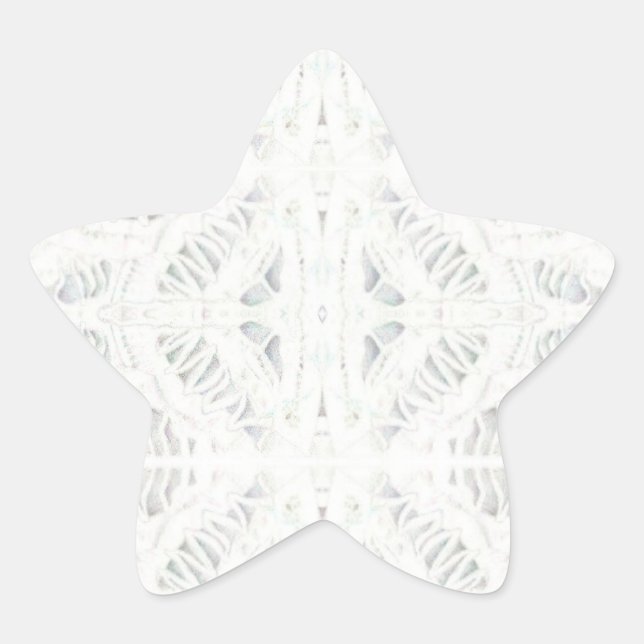 Adesivo Estrela BATTENBURG LACE Star Stickers (Frente)