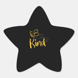 Adesivo Estrela Bee Kind | Presente para a abelha em bruto | Prese