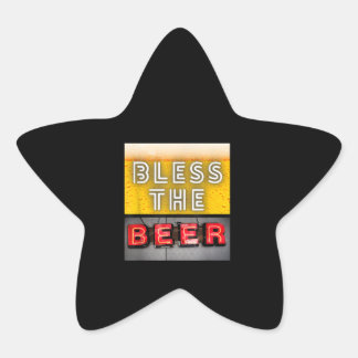 Adesivo Estrela Beer Lover | Abençoa A Cerveja