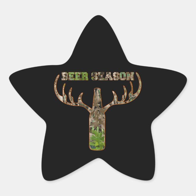 Adesivo Estrela Beer Season Hunter Gift Para Hunter (Frente)