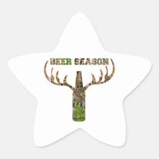 Adesivo Estrela Beer Season Hunter Gift Para Hunter