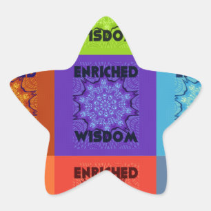 Adesivo Estrela Belo Impressão de arte Pop: Enriquecida