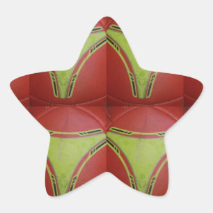 Adesivo Estrela Belo Ouro de padrão geométrico amarelo