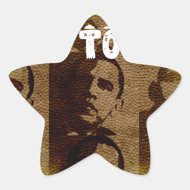 Adesivo Estrela Bem-vindo ao Quênia (Frente)