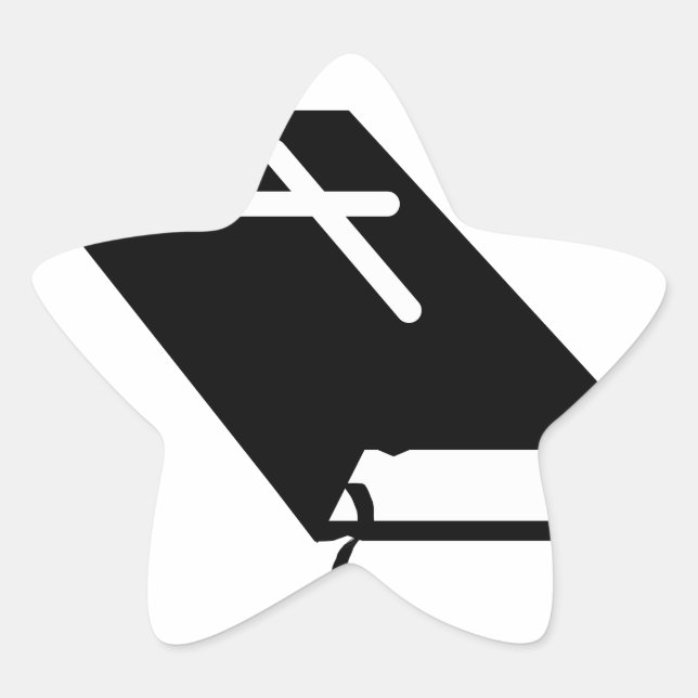 Adesivo Estrela Bíblia (Frente)