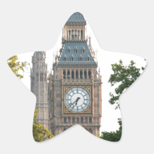 Adesivo Estrela Big Ben London Inglaterra