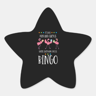 Adesivo Estrela Bingo Player, Flamingo, Bingo Balls