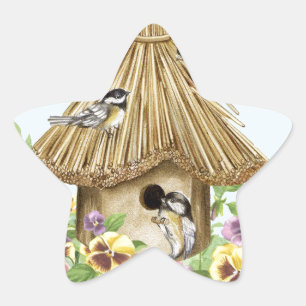 Adesivo Estrela Birdhouse dos Chickadees