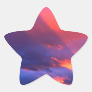 Adesivo Estrela Bitterroot de despertar espiritual Montana do céu