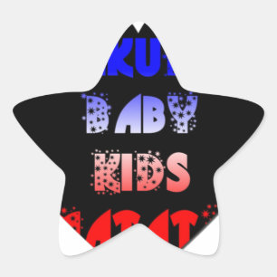 Adesivo Estrela Blue Black Hakuna Matata Baby Kids Design.png