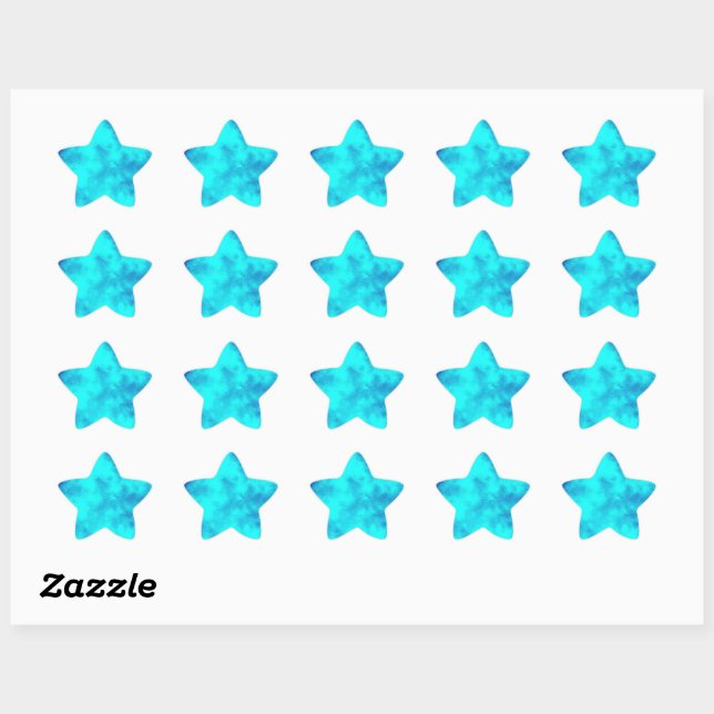 Adesivo Estrela Blue Sky Star Sticker (Folha)