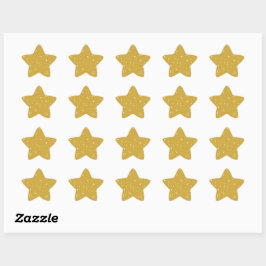 Adesivo Estrela Boho Dourado Starlight