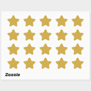 Adesivo Estrela Boho Dourado Starlight