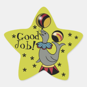 Adesivo Estrela Bom Trabalho! Fazendo malabarismo com a premiaçã