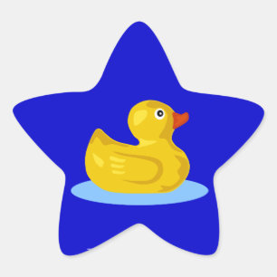 Adesivo Estrela Borracha Ducky Star Sticker
