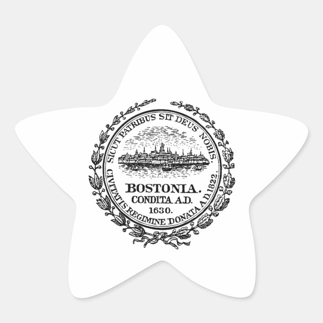 Adesivo Estrela Boston Seal (Frente)