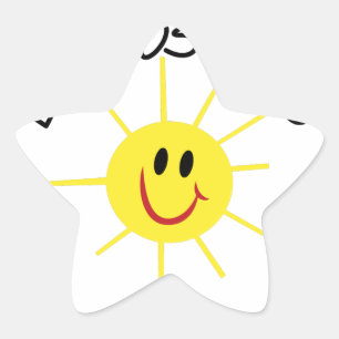 Adesivo Estrela Buenos Dias