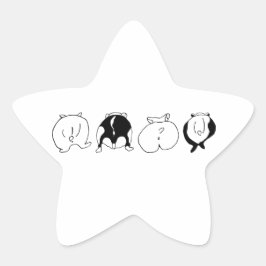 Adesivo Estrela Bumbuns de hamster