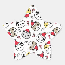 Cabeças de Gatinho Vermelho Vermelho de Feriado do