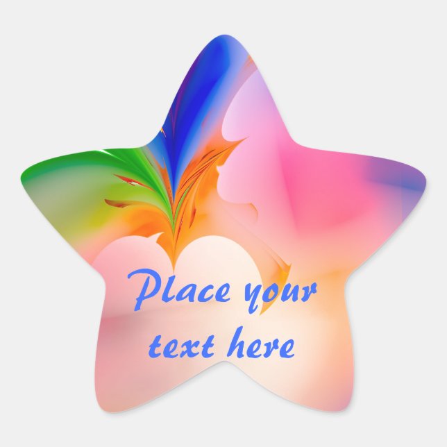 Adesivo Estrela Caixa de Presente do Grande Arco (Frente)