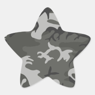 Adesivo Estrela Camuflagem