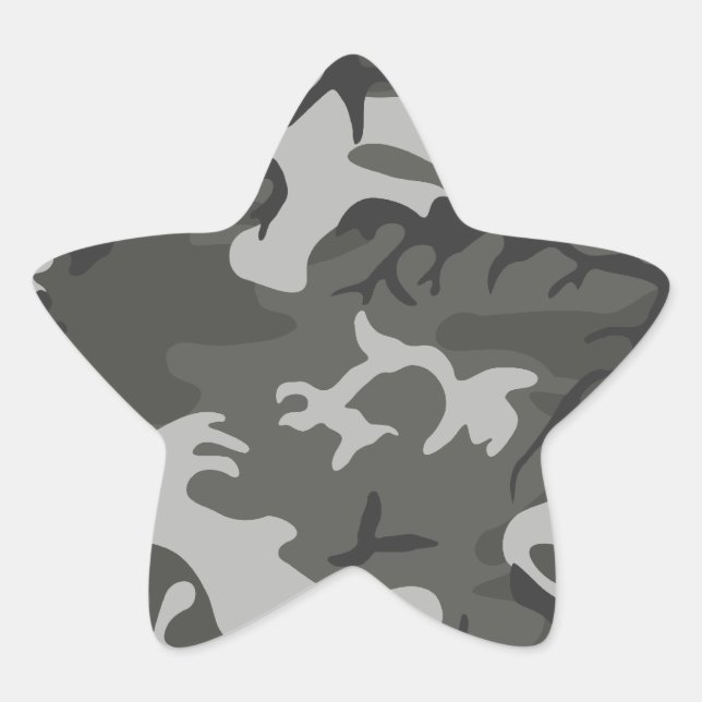 Adesivo Estrela Camuflagem (Frente)