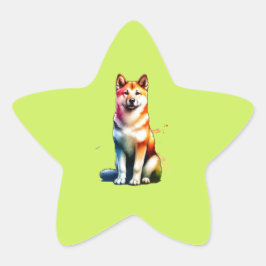 Adesivo Estrela Canaan Dog