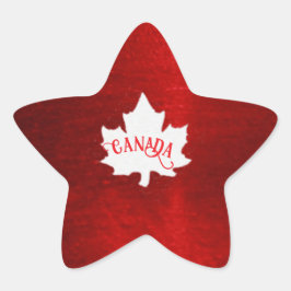 ADESIVO ESTRELA CANADÁ CHRISTMAS