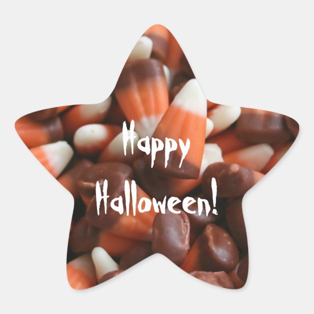 Adesivo Estrela Candy Corn Star Sticker (Frente)