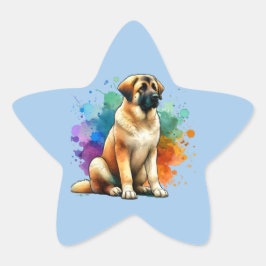 Adesivo Estrela Cão-Pastor Anatólico